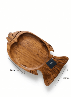 Kifi wooden tray (fish shaped tray) 